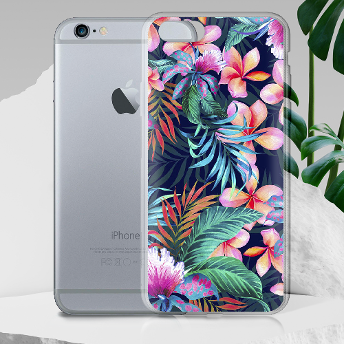 Чехол Boxface iPhone 6 flowers in the tropics