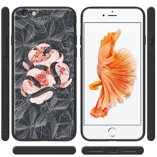 Чехол Boxface iPhone 6 Snake Rose