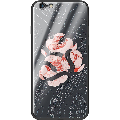 Чехол Boxface iPhone 6 Snake Rose