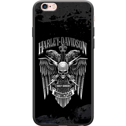 Чехол Boxface iPhone 6 Harley Davidson skull and eagles