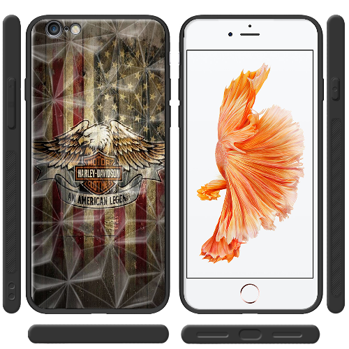 Чехол Boxface iPhone 6 Harley Davidson An American Legend