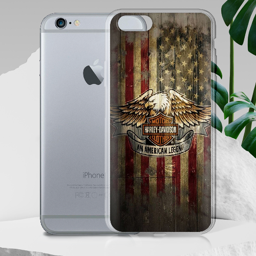 Чехол Boxface iPhone 6 Harley Davidson An American Legend