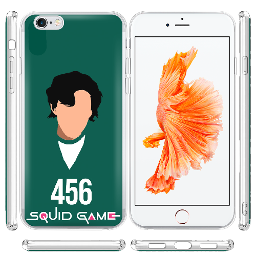 Чехол Boxface iPhone 6 Игра в кальмара игрок 456 Сон Ги Хун