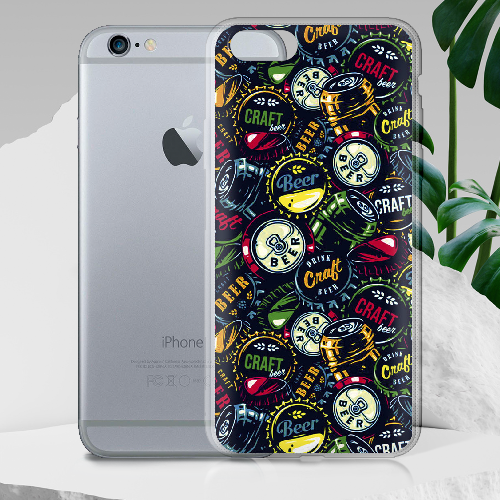 Чехол Boxface iPhone 6 Bottle Caps