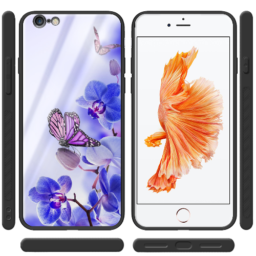 Чехол Boxface iPhone 6 Orchids and Butterflies