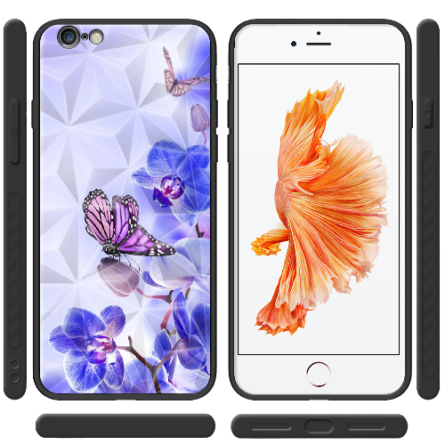 Чехол Boxface iPhone 6 Orchids and Butterflies