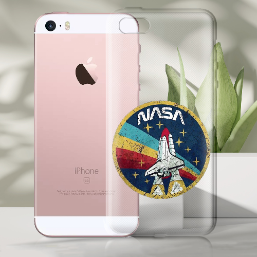 Чехол BoxFace iPhone 5 5S 5SE Space Shuttle NASA