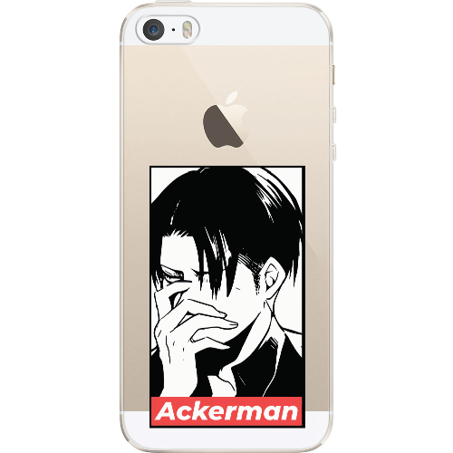 Чехол BoxFace iPhone 5 5S 5SE Attack On Titan - Ackerman