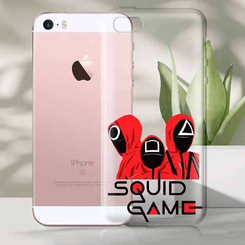 Чехол BoxFace iPhone 5 5S 5SE siquid game люди в красном