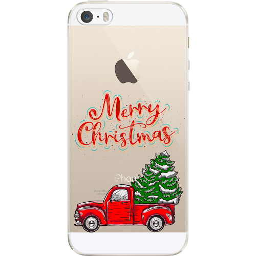 Чехол BoxFace iPhone 5 5S 5SE Holiday Car Merry Christmas