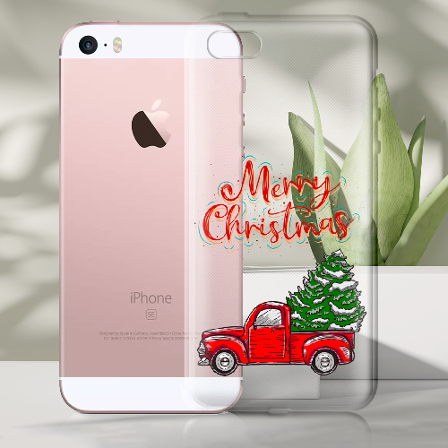 Чехол BoxFace iPhone 5 5S 5SE Holiday Car Merry Christmas