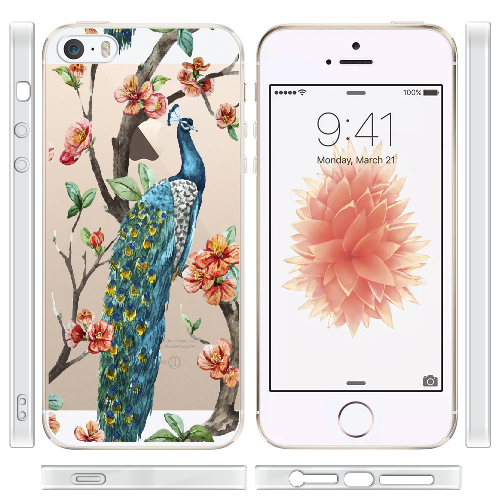 Чехол BoxFace iPhone 5 5S 5SE Noble Peacock