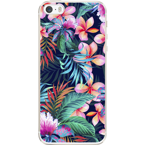 Чехол BoxFace iPhone 5 5S 5SE flowers in the tropics