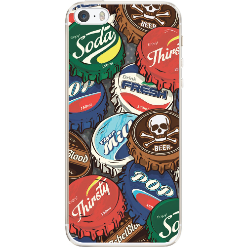 Чехол BoxFace iPhone 5 5S 5SE Drink Lids