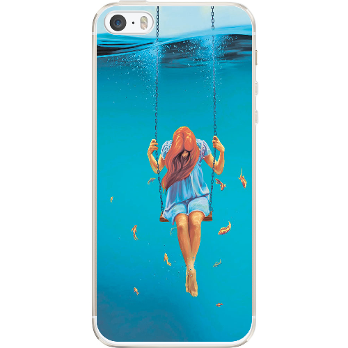 Чехол BoxFace iPhone 5 5S 5SE Girl In The Sea