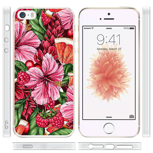 Чехол BoxFace iPhone 5 5S 5SE Tropical Flowers