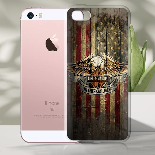 Чехол BoxFace iPhone 5 5S 5SE Harley Davidson An American Legend