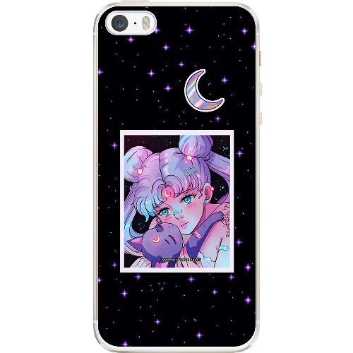Чехол BoxFace iPhone 5 5S 5SE Sailor Moon night