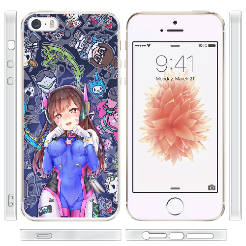 Чехол BoxFace iPhone 5 5S 5SE Overwatch D.VA