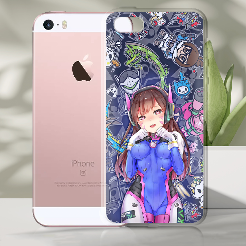 Чехол BoxFace iPhone 5 5S 5SE Overwatch D.VA