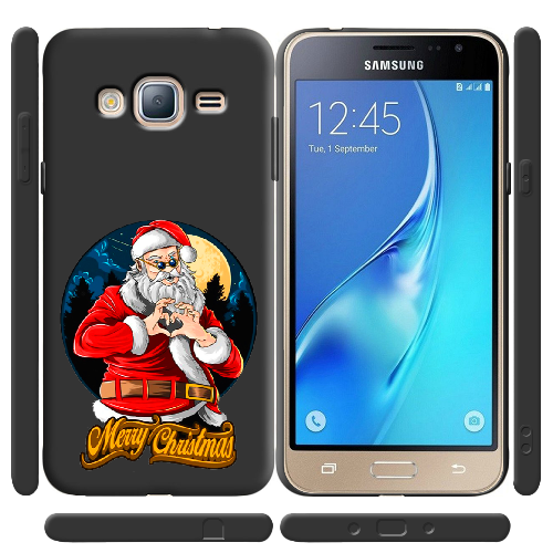 Чехол BoxFace Samsung J320 Galaxy J3 Cool Santa and heart