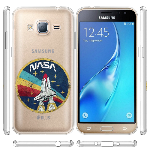 Чехол BoxFace Samsung J320 Galaxy J3 Space Shuttle NASA