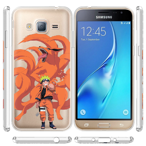 Чехол BoxFace Samsung J320 Galaxy J3 Naruto and Kurama