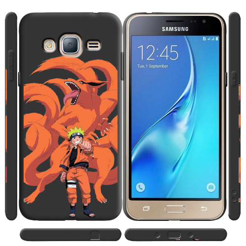 Чехол BoxFace Samsung J320 Galaxy J3 Naruto and Kurama