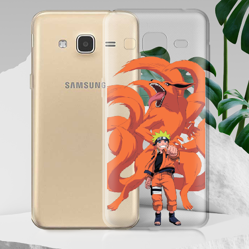 Чехол BoxFace Samsung J320 Galaxy J3 Naruto and Kurama