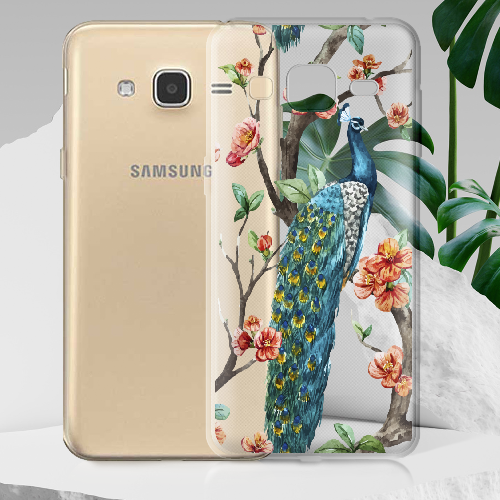 Чехол BoxFace Samsung J320 Galaxy J3 Noble Peacock