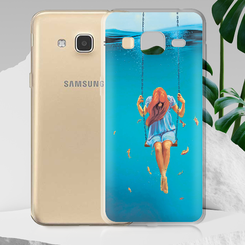 Чехол BoxFace Samsung J320 Galaxy J3 Girl In The Sea