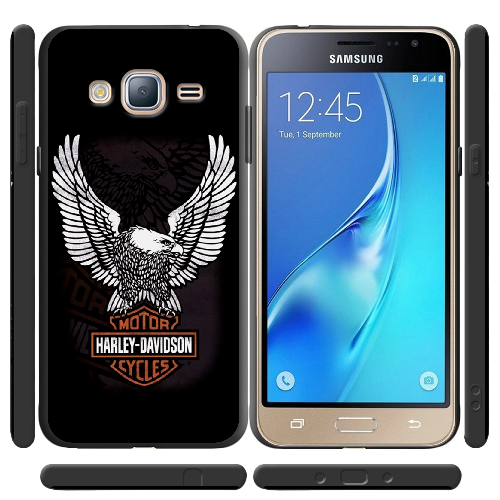 Чехол BoxFace Samsung J320 Galaxy J3 Harley Davidson and eagle