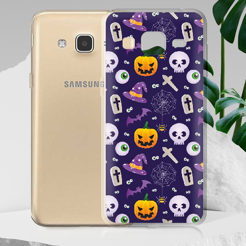 Чехол BoxFace Samsung J320 Galaxy J3 Halloween Purple Mood
