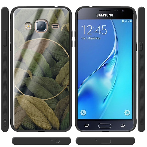 Чехол BoxFace Samsung J320 Galaxy J3 Green Leaf