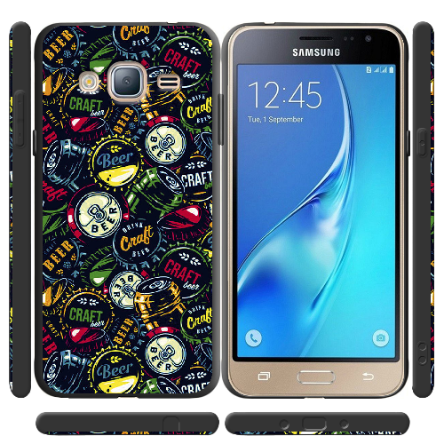 Чехол BoxFace Samsung J320 Galaxy J3 Bottle Caps