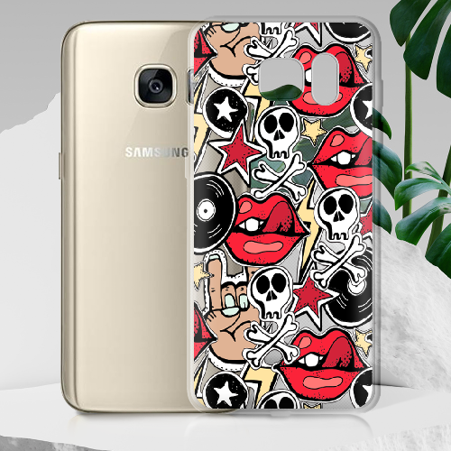 Чехол BoxFace Samsung G930 Galaxy S7 Rock Graffiti