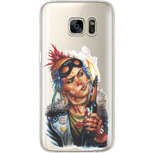 Чехол BoxFace Samsung G930 Galaxy S7 Tanker Girl