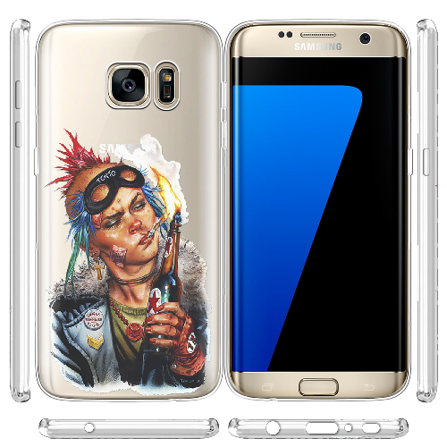 Чехол BoxFace Samsung G930 Galaxy S7 Tanker Girl