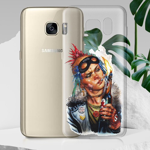 Чехол BoxFace Samsung G930 Galaxy S7 Tanker Girl