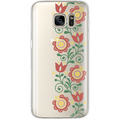 Чехол BoxFace Samsung G930 Galaxy S7 Ethno Flower