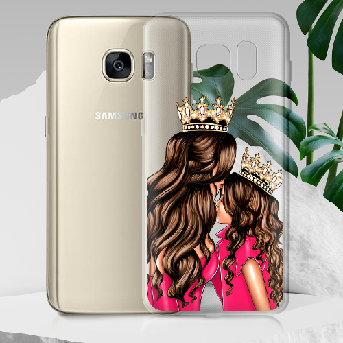 Чехол BoxFace Samsung G930 Galaxy S7 Queen and Princess