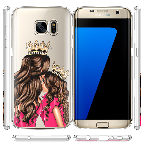 Чехол BoxFace Samsung G930 Galaxy S7 Queen and Princess