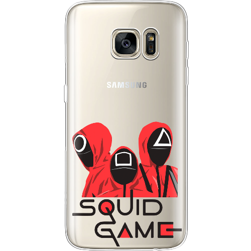Чехол BoxFace Samsung G930 Galaxy S7 siquid game люди в красном
