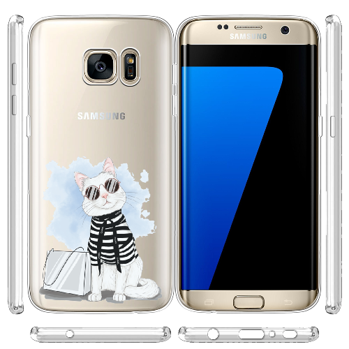 Чехол BoxFace Samsung G930 Galaxy S7 Кот Модник