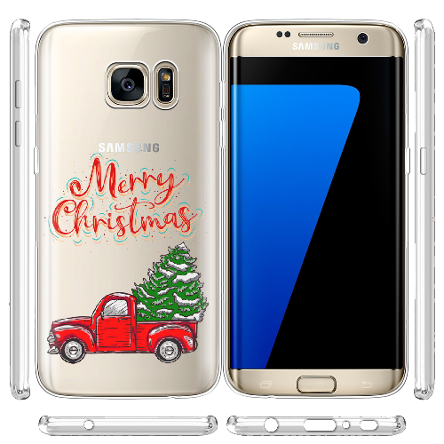 Чехол BoxFace Samsung G930 Galaxy S7 Holiday Car Merry Christmas