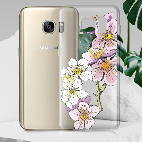 Чехол BoxFace Samsung G930 Galaxy S7 Cherry Blossom