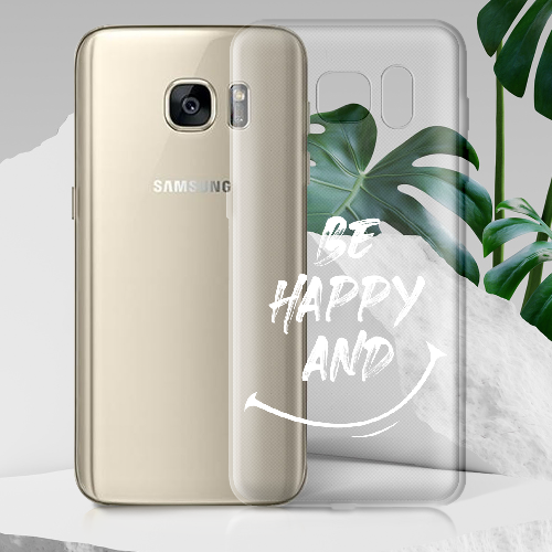 Чехол BoxFace Samsung G930 Galaxy S7 be happy and