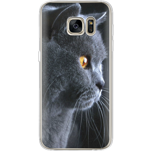 Чехол BoxFace Samsung G930 Galaxy S7 English cat