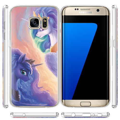 Чехол BoxFace Samsung G930 Galaxy S7 My Little Pony Rarity Princess Luna