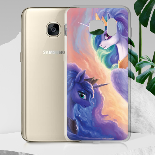 Чехол BoxFace Samsung G930 Galaxy S7 My Little Pony Rarity Princess Luna